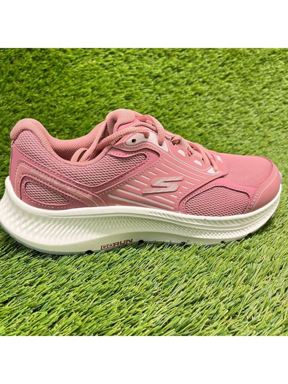 Skechers Go Run Consistent 2.0 Womens Size 7.5 Mauve Running Shoes Sneakers